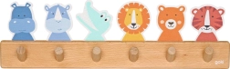 Porte-manteau pour enfants – amis des animaux - 1 pièce