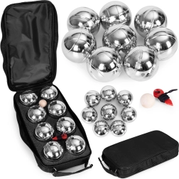 Set de pétanque 8 boules avec étui et accessoires