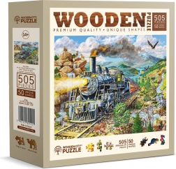 WOODEN CITY Puzzle en bois Chemin de fer 505 pièces