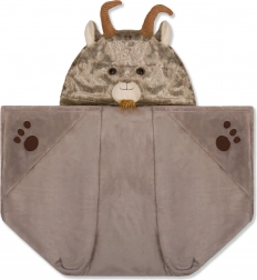 Couverture chauffante avec capuche et poches en forme de pattes Cozy Noxxiez