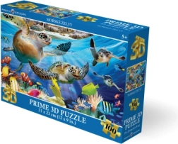 Puzzle 3D plage aux tortues 48 pièces