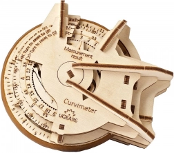 UGEARS opisomètre mécanique en bois STEM – puzzle 3D (curvimètre)