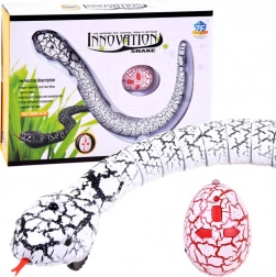 Serpent télécommandé avec commande IR pour enfants – Blanc