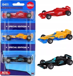 SIKU set de 3 voitures de course Formule en métal