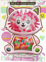 Set de perles colorées Chat