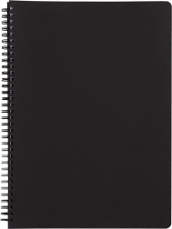 Bloc à anneaux A5 PP Classic noir