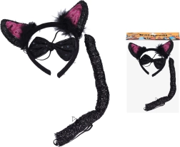Set de carnaval - Chat noir