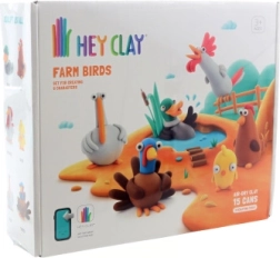 Hey Clay coffret créatif – oiseaux de la ferme