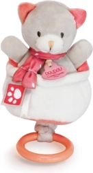Chat musical en peluche DOUDOU 20 cm