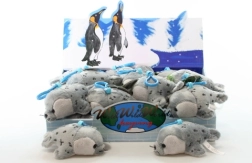 Porte-clés phoque en peluche