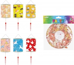 Lampion cylindre Animaux 16 cm