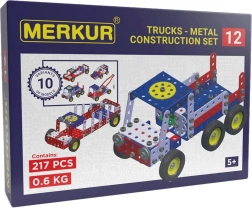 Kit de construction métallique Merkur, véhicule de remorquage, 217 pièces