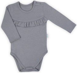 Body bébé à manches longues Nicol Sara gris