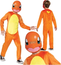 Costume enfant Pokémon Salamèche kigurumi – Taille : 109–126 cm