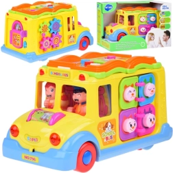 Bus interactif joyeux pour enfants