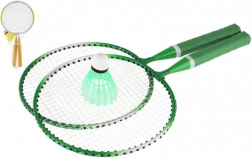 Set de badminton pour enfants – 2 raquettes et 1 volant, métal/plastique, dans un sac en filet