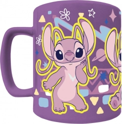 Mug Stitch avec manchon peluche amovible Angel