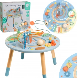 Table d’activités en bois Vie marine - Musicale et éducative