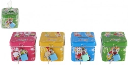 Tirelire en métal pour enfants avec cadenas