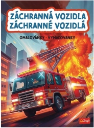 Coloriages – véhicules de secours 20 × 27,5 cm