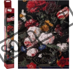 Peinture diamant fleurs 40 × 50 cm