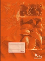 Cahier scolaire A4 ligné 20 feuilles orange