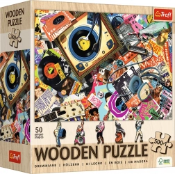 TREFL Puzzle en bois recto-verso Dans le monde de la musique 501 pièces
