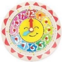 Puzzle-horloge en bois BABU