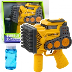 Pistolet à bulles de construction 56 trous jaune