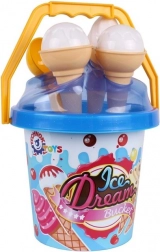 Set de sable glace – seau bleu