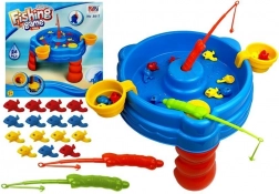 Jeu de pêche pour enfants avec table et 15 poissons