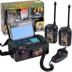 Talkie-walkie pour enfants avec centrale – set militaire – Armée