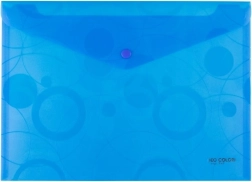 Enveloppe Psaníčko avec bouton pression A5 Neo Colori bleu