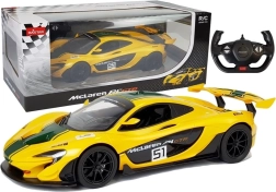 Voiture télécommandée McLaren P1 GTR Rastar 1:14 jaune