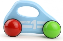 Voiture de course bleue Vilac Coccinelle – petite voiture en bois pour enfants