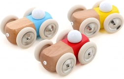 Vilac Petite voiture en bois rouge