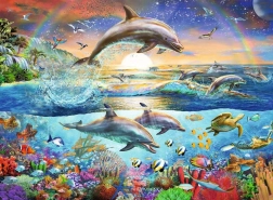 Puzzle Ravensburger Paradis des dauphins XXL 300 pièces
