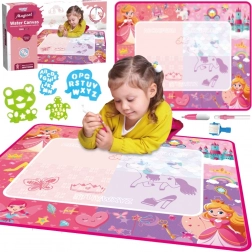 Woopie tapis de dessin magique à l’eau pour petites princesses