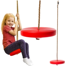 Balançoire de jardin ronde en plastique