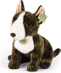 Chien en peluche bull-terrier anglais 30 cm ÉCO-RESPONSABLE
