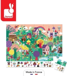 Puzzle d’observation en valisette Contes 24 pièces 3+