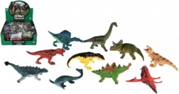 Mini dinosaures en plastique 7–9 cm, assortiment de types en sachet