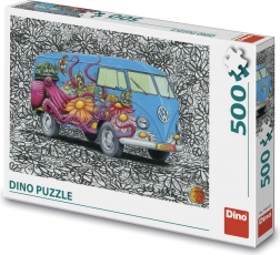 Dino Puzzle Hippies Volkswagen 500 pièces