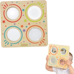 planche sensorielle en bois avec miroirs et lentille MASTERKIDZ