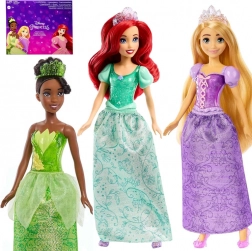 Mattel Disney princesses set de 3 poupées : Ariel, Tiana, Raiponce