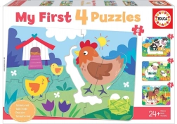 Mes premiers puzzles mamans et bébés 4-en-1 EDUCA