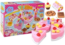 Gâteau d’anniversaire pour enfants à découper – set créatif de desserts 75 pcs