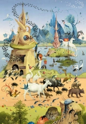 Puzzle HEYE En excursion – Hieronymus Bosch, 500 pièces