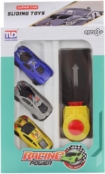 Set de voitures de sport avec lanceur