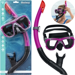 Bestway Ensemble de snorkeling pour enfants et adultes – Rouge